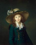 Jean-Louis Voille, Portrait of Elisaveta Alexandrovna Demidov, nee Stroganov (1779-1818), here as Baronesse Stroganova
